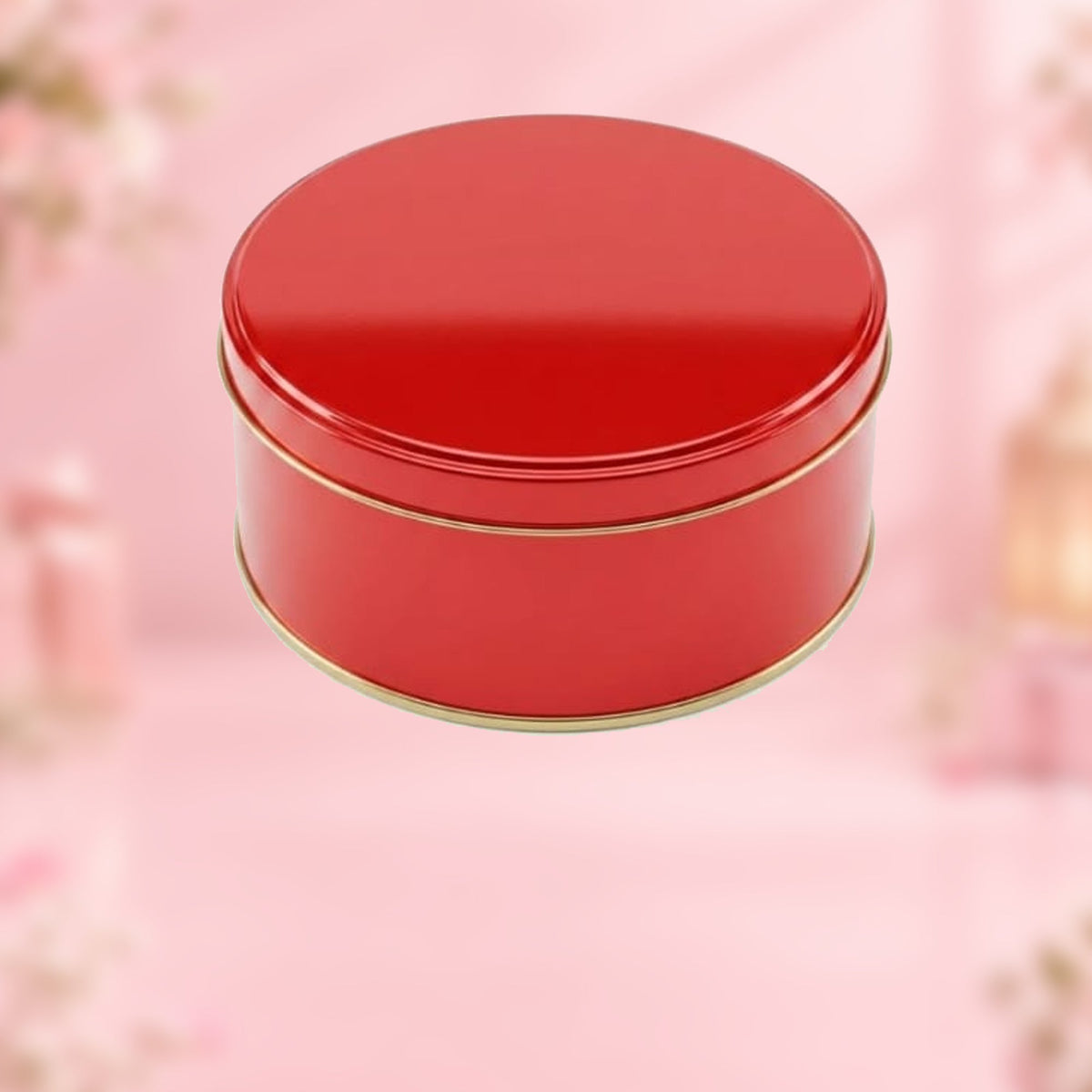 Round Cookie Tin Box