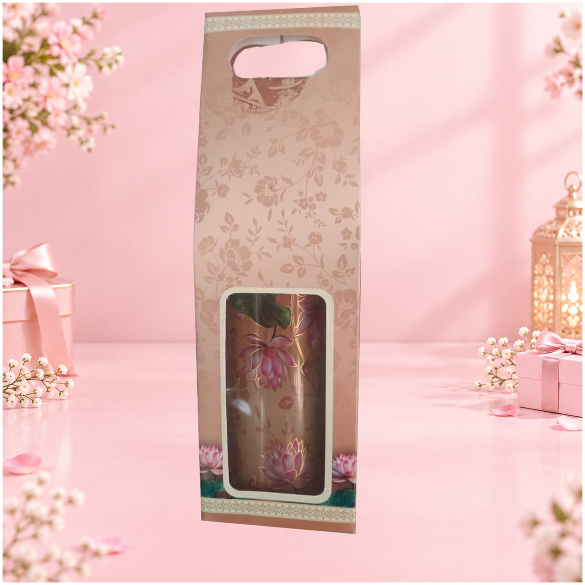 6 Inch Single Jar Hamper Flower