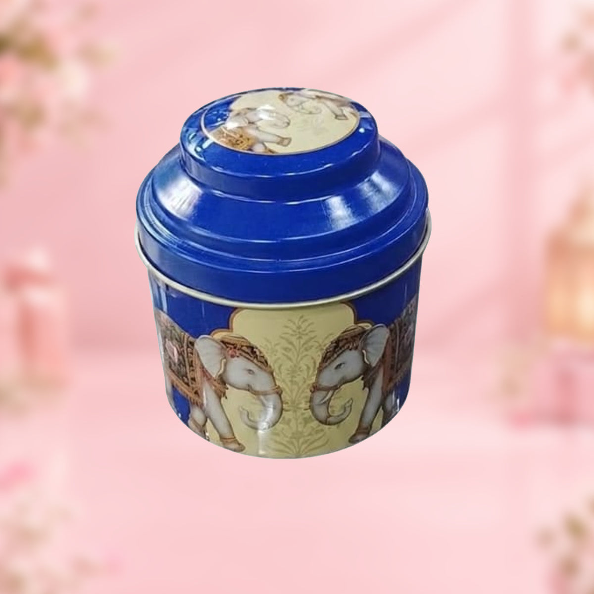 Dome Shape Tin Jar