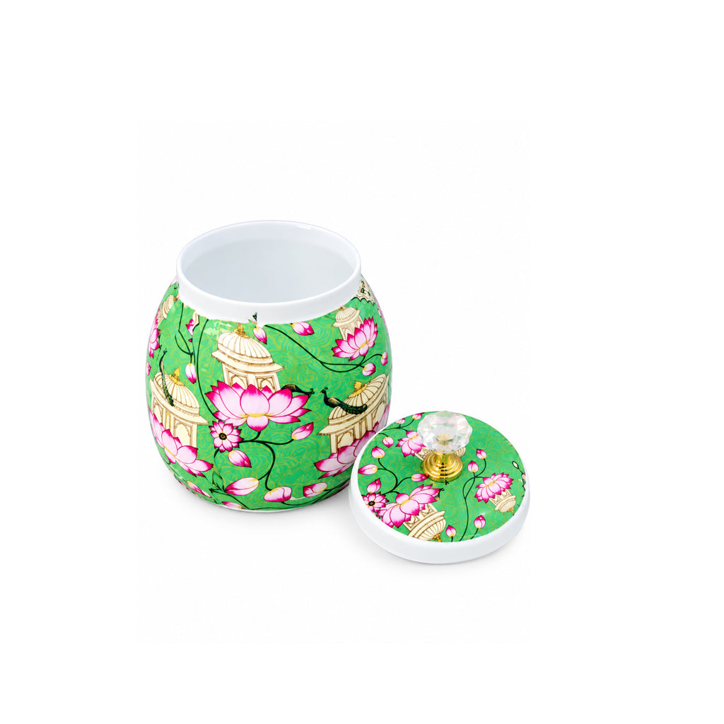 Pichwai Jars Lotus